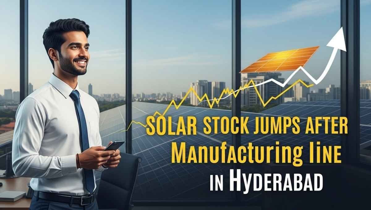 Solar Share Jump With Manufacturing Line In Hyderabad